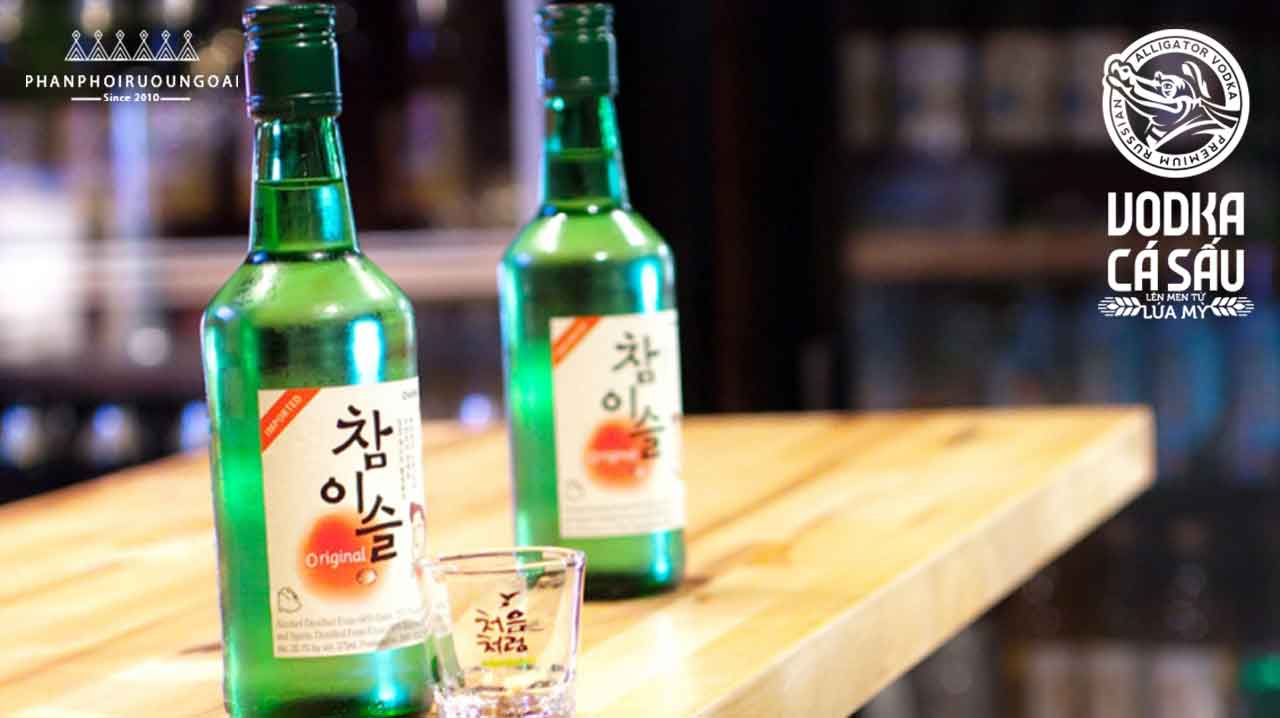 Các loại rượu Soju hàn quốc 