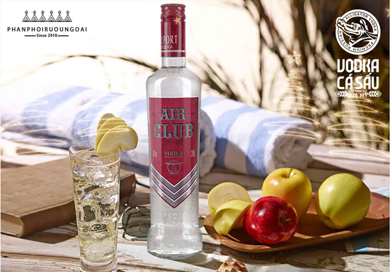 Rượu Vodka Bay Air Club sản phẩm rượu Vodka Phổ biến ở Nga 