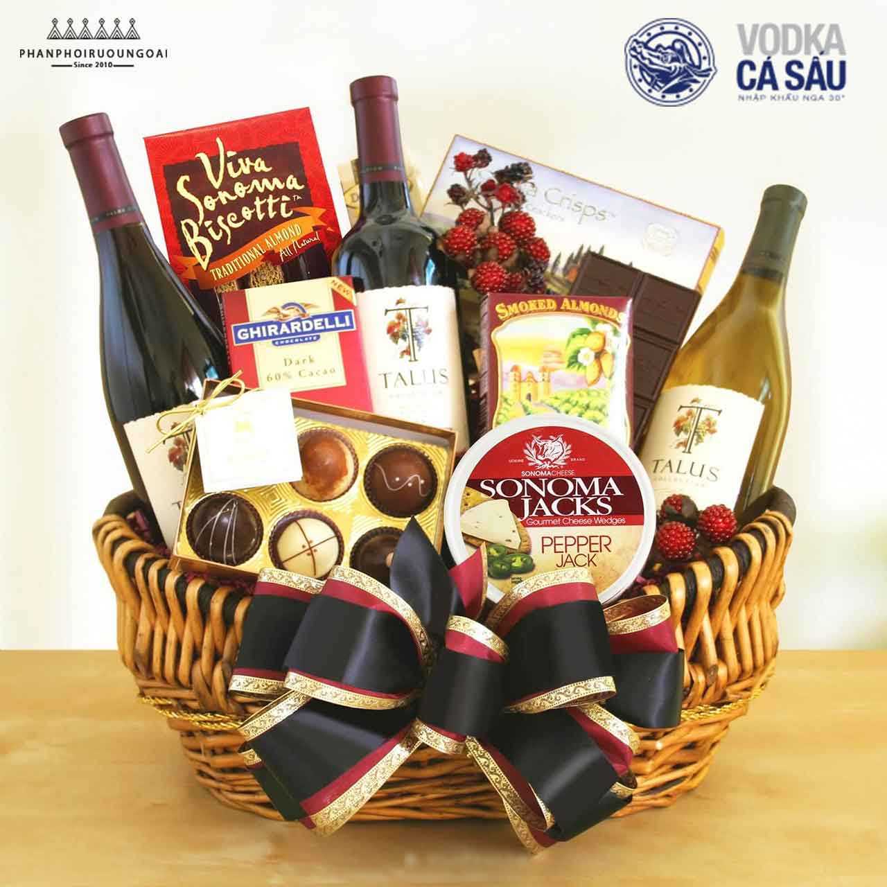 Xu hướng quà biếu tết 2018 - Rượu Vodka Cá Sấu