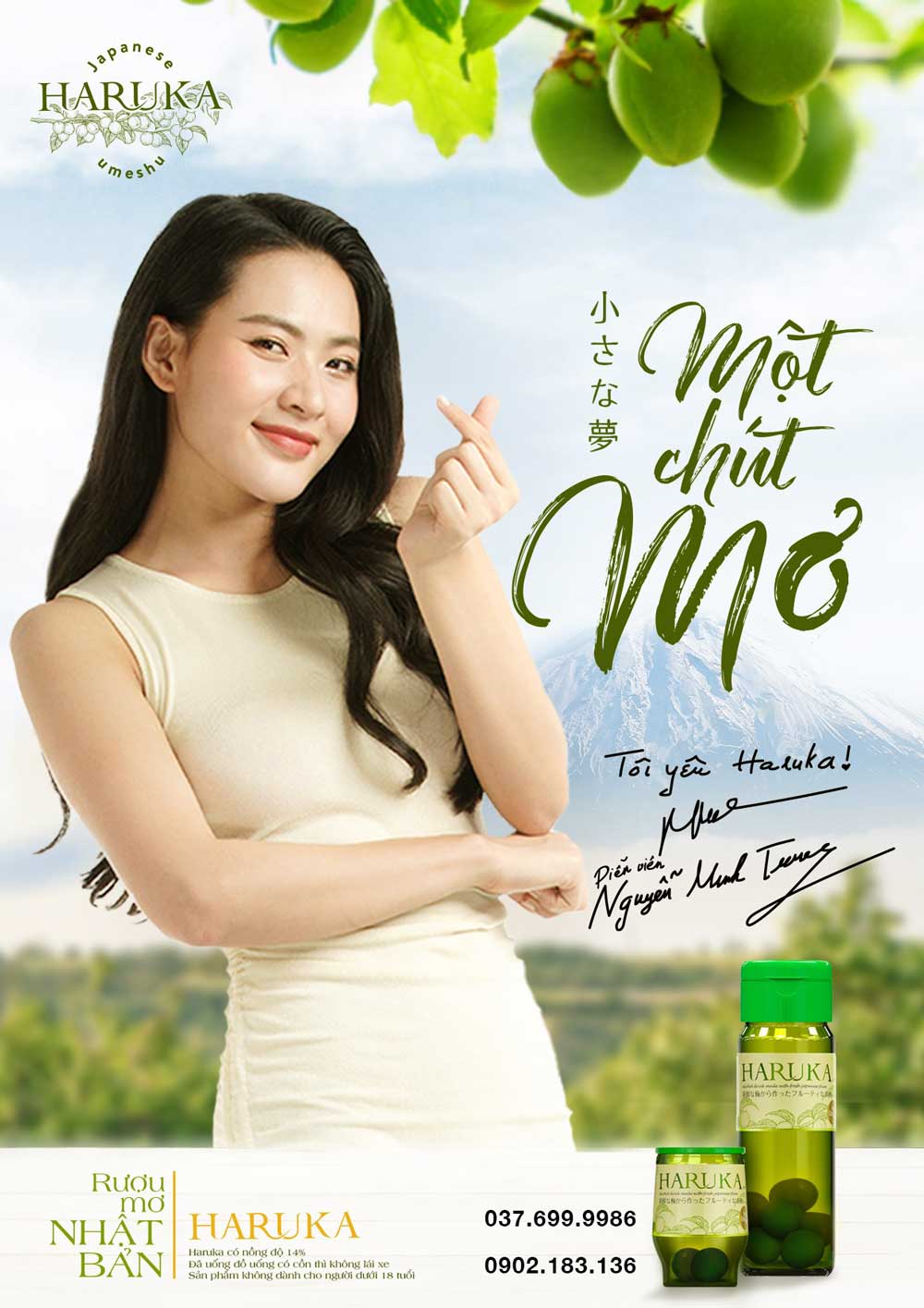 Ra mắt sản phẩm rượu Mơ Haruka 750 ml tại thị trường Việt Nam 