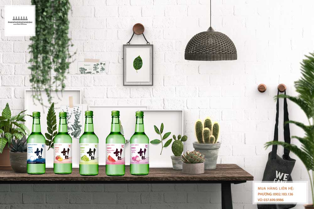 Các dòng sản phẩm rượu Soju HIM của Hàn Quốc 