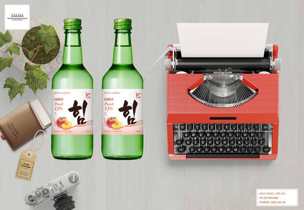 Ảnh Rượu Soju HIM Peach hương vị trái đào hướng đến giới trẻ