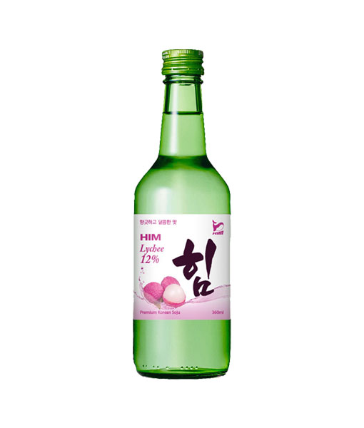 Rượu Soju Him Lychee 12% mang hương vị vải
